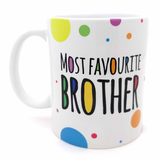 Most Favourite Brother Ceramic Mug