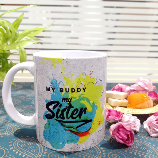 My Buddy - My Sister Ceramic Mug, 350ml, 1 Pc