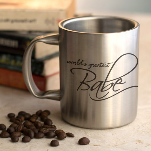 World's Greatest Babe - Message Mug