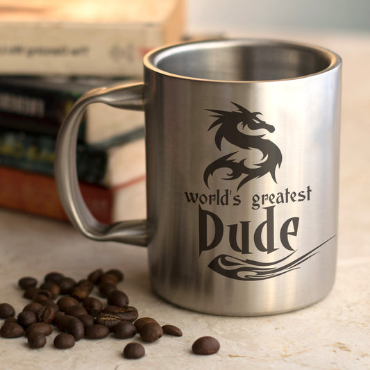 World's Greatest Dude - Message Mug