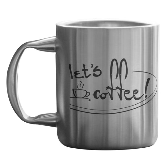 Let's Coffee - Message Mug