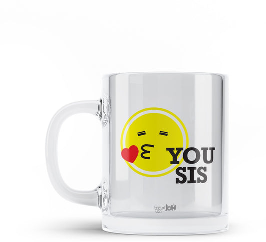 Emoji Love You Sis Mug