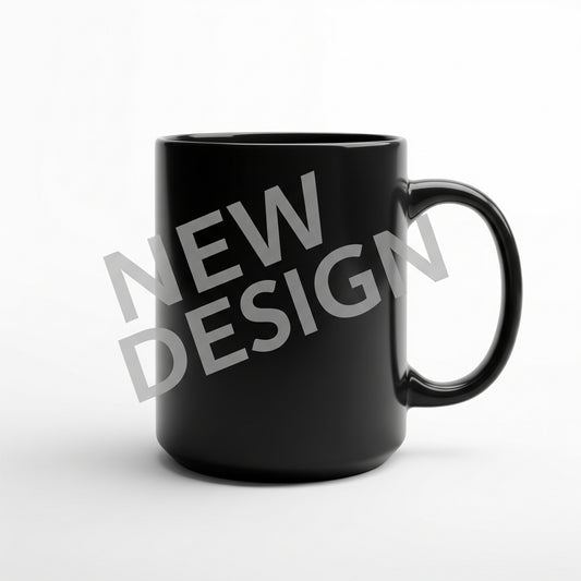 New Design - Full Black Mug