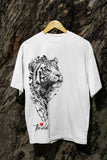Impressions Tiger White Oversize Tshirt XXL