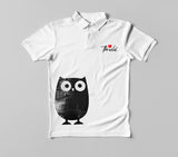 Iconostyle Owl White Collar Tshirt XXL