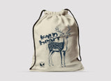 Wild Heart Deer Drawstring Bag Basics