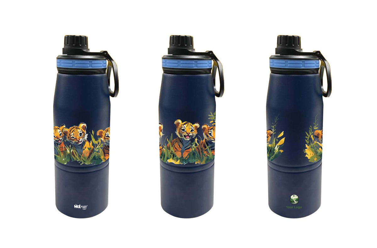 Playing Cubs Tiger Blue VIV Bottle 740ml Insulated