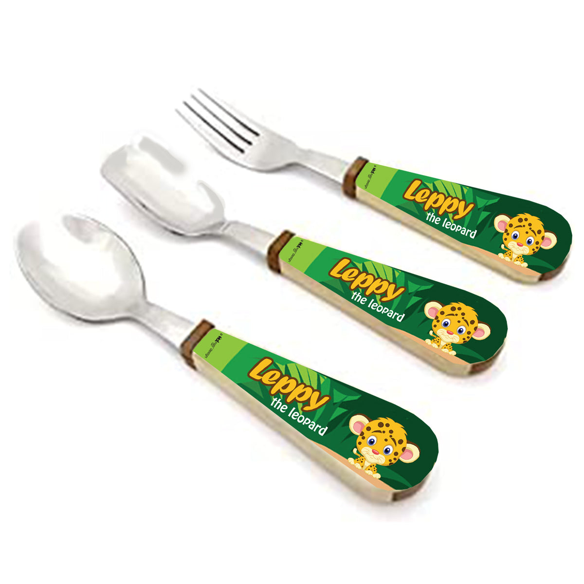 Leppy the Leopard Kids Cutlery
