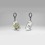 Love Wild Stroll Tiger Rectangular Keychain