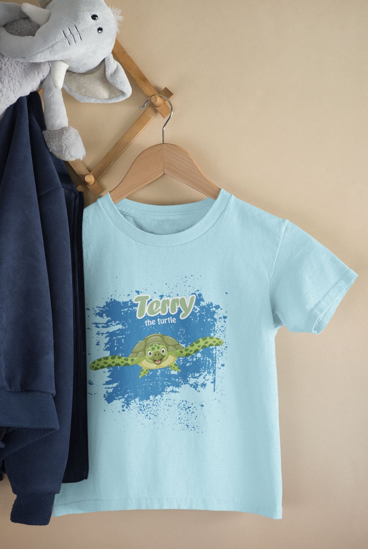 Terry the Turtle EcoDigi Kids T-Shirt Y10-11