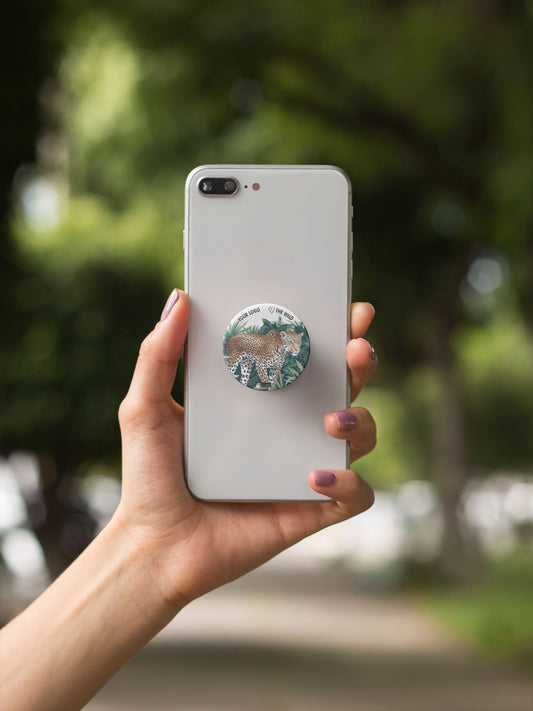 Love Wild Jungle Leopard Phone Grip
