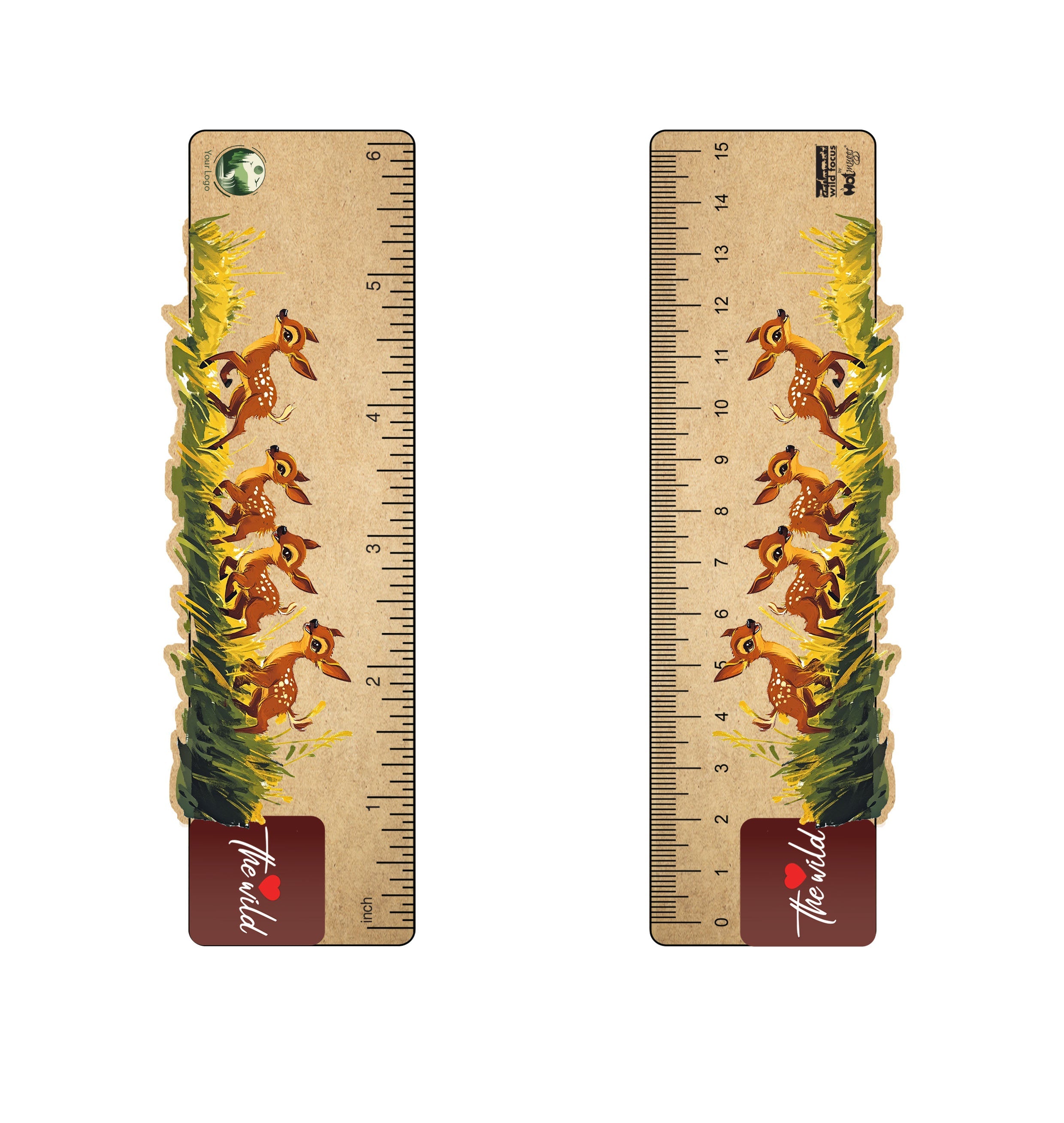 Playing Babies Deer Ruler 6 inch
