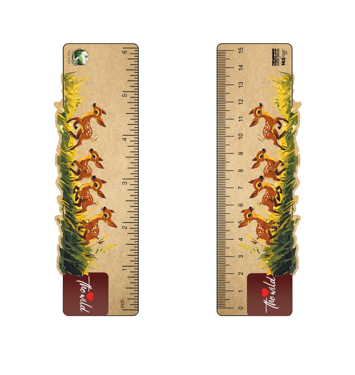 Playing Babies Deer Ruler 6 inch