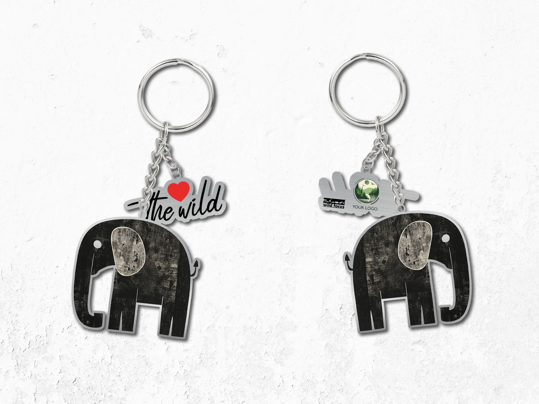 Iconostyle Elephant Keychain DualCombo