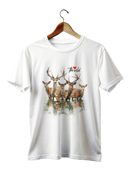 Deer Group White EcoDigi T-Shirt