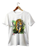 Stroll Tiger White EcoDigi Kids T-Shirt