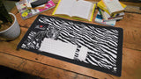 Body Pattern Tiger Desk Mat