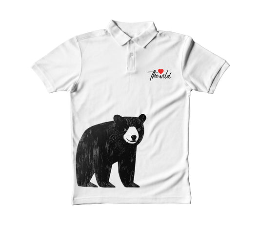 Iconostyle Sloth Bear White Collar Tshirt XXL