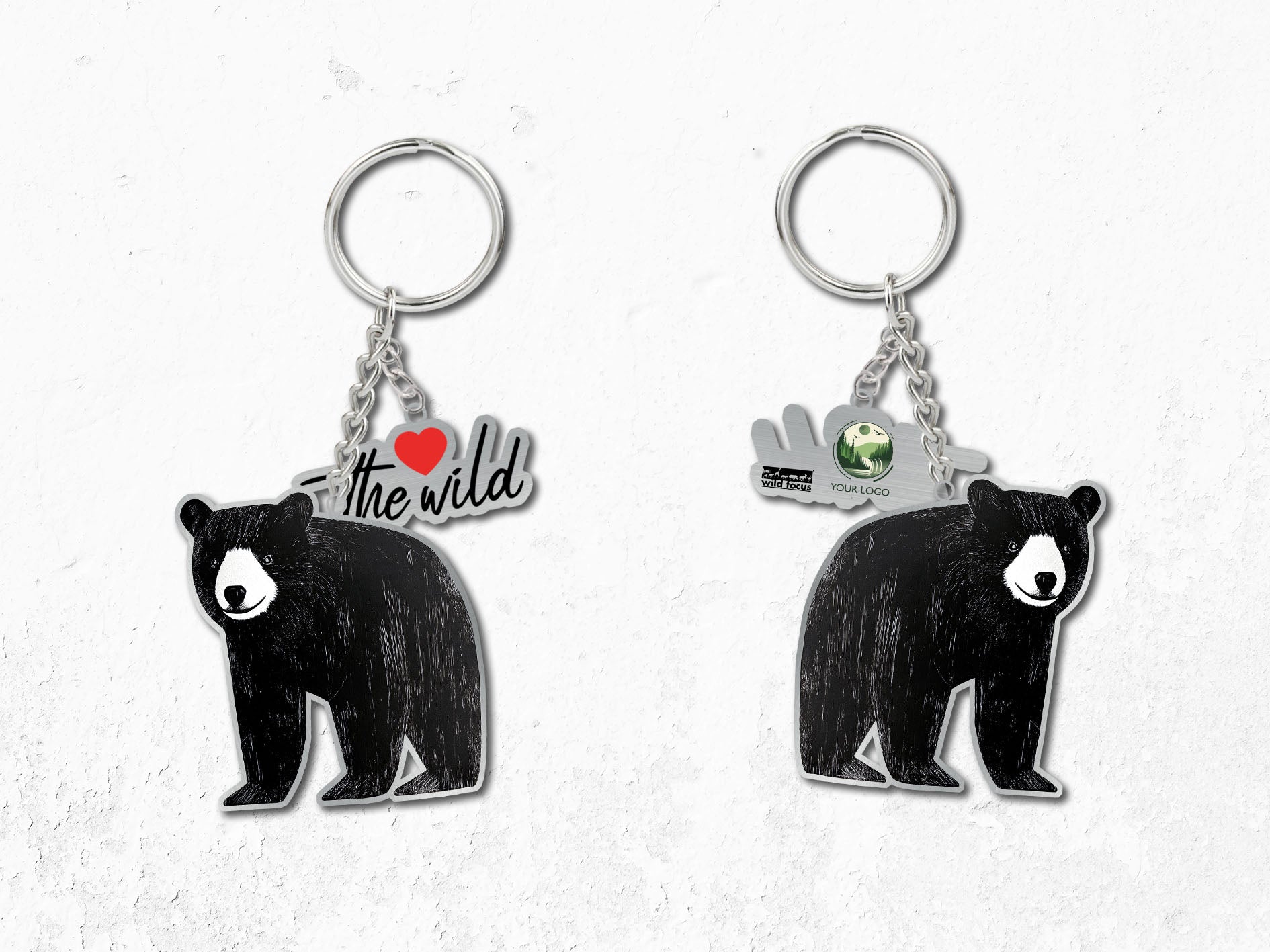 Iconostyle Sloth Bear Keychain DualCombo