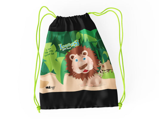 Leony the Lion Drawstring Bag Small
