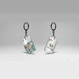 Love Wild Jungle Leopard Rectangular Keychain