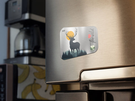 Love Wild Moon Deer SS Fridge Magnet