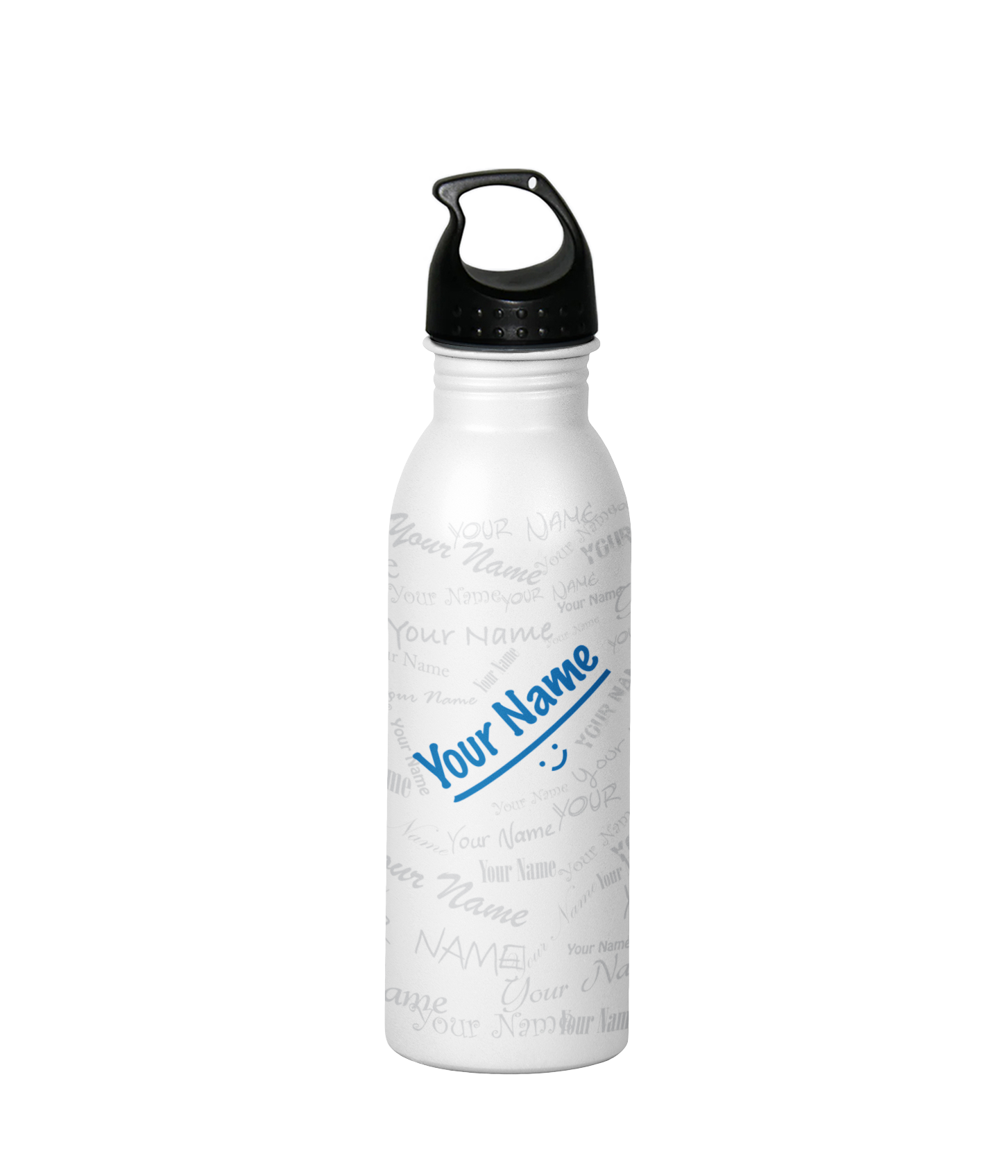 Me! Graffiti Bottle - Personalized Stainless Steel Name Water Bottle(Wide Mouth), 750 ml, 1Pc
