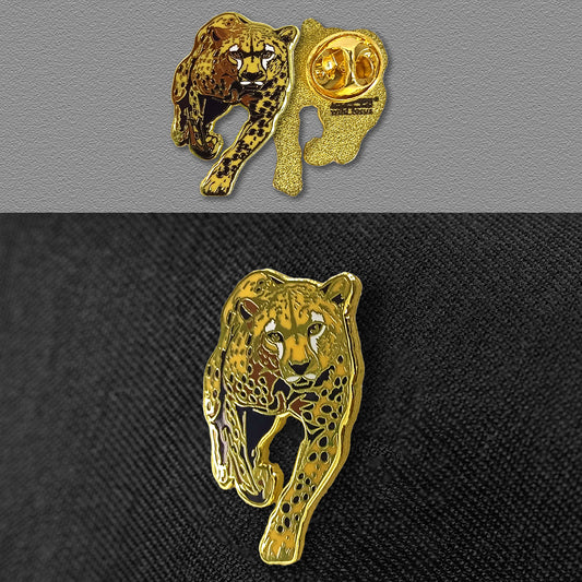 Cheetah Sprint Lapel Pin