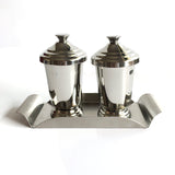 Maharaja Stainless Steel Glasses with Stainless Steel Tray - Hot Muggs - 3