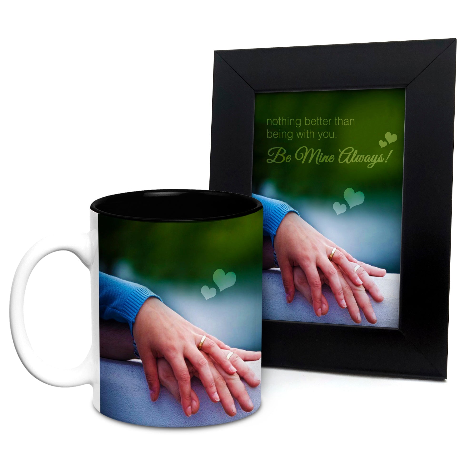 Nothing better than being with you Mug with Photo Frame