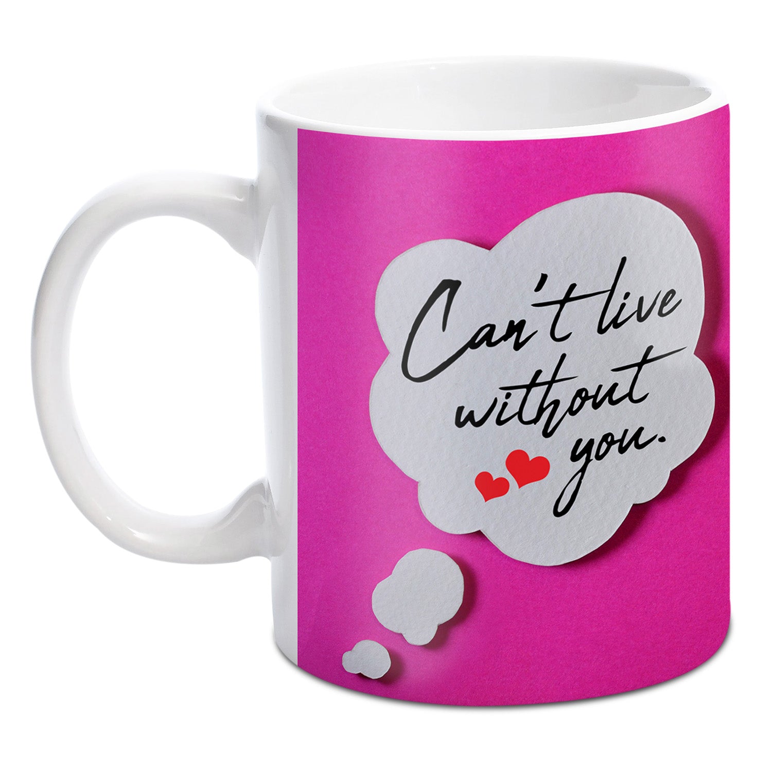 Can't Live without you Mug with Multifold Card