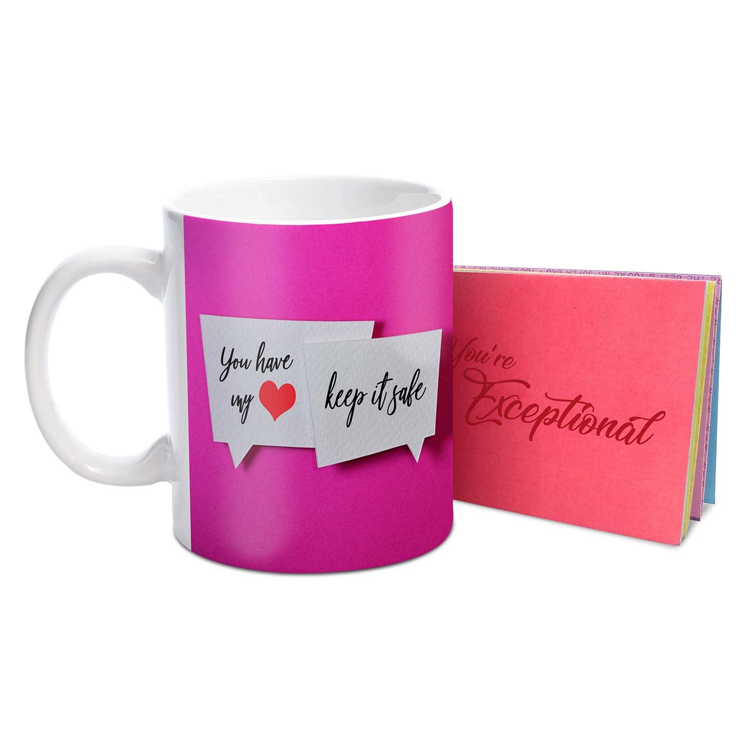 You have my heart Mug with Multifold Card