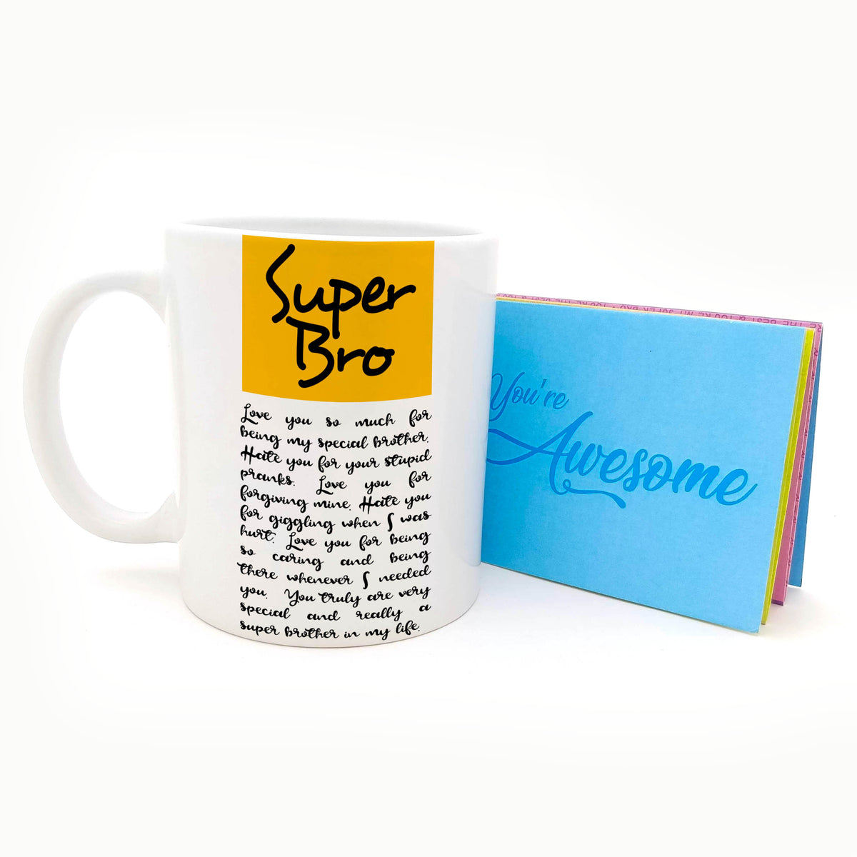 Super Bro - Special Brother Ceramic Mug & Card