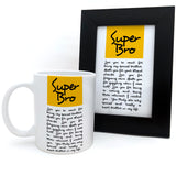 Super Bro - Special Brother Ceramic Mug & Photo Frame
