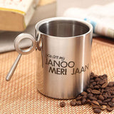 Janoo Meri Jaan Stainless Steel Double Walled Mug, 265ml, 1 Pc