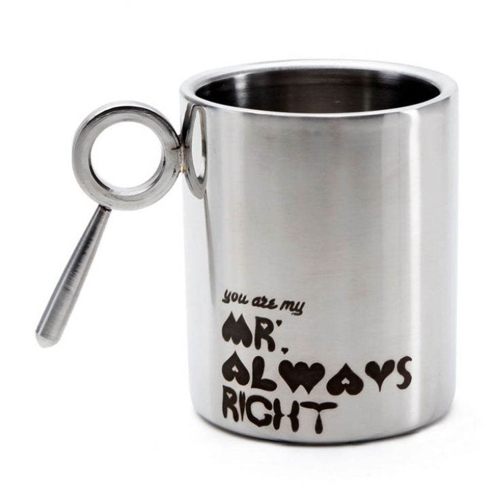 My Mr. Always Right Mug Stainless Steel Double Walled Mug, 265ml, 1 Pc