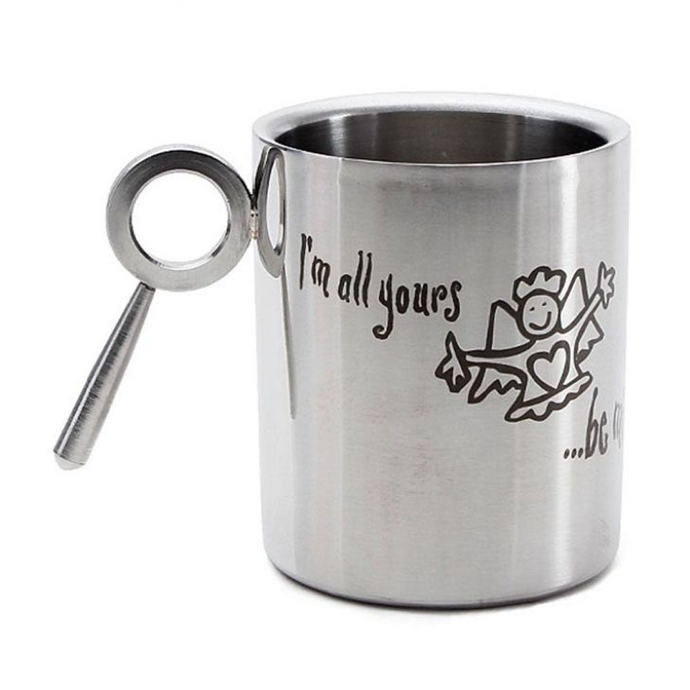 Be Mine Stainless Steel Double Walled Mug 265ml, 1 Pc