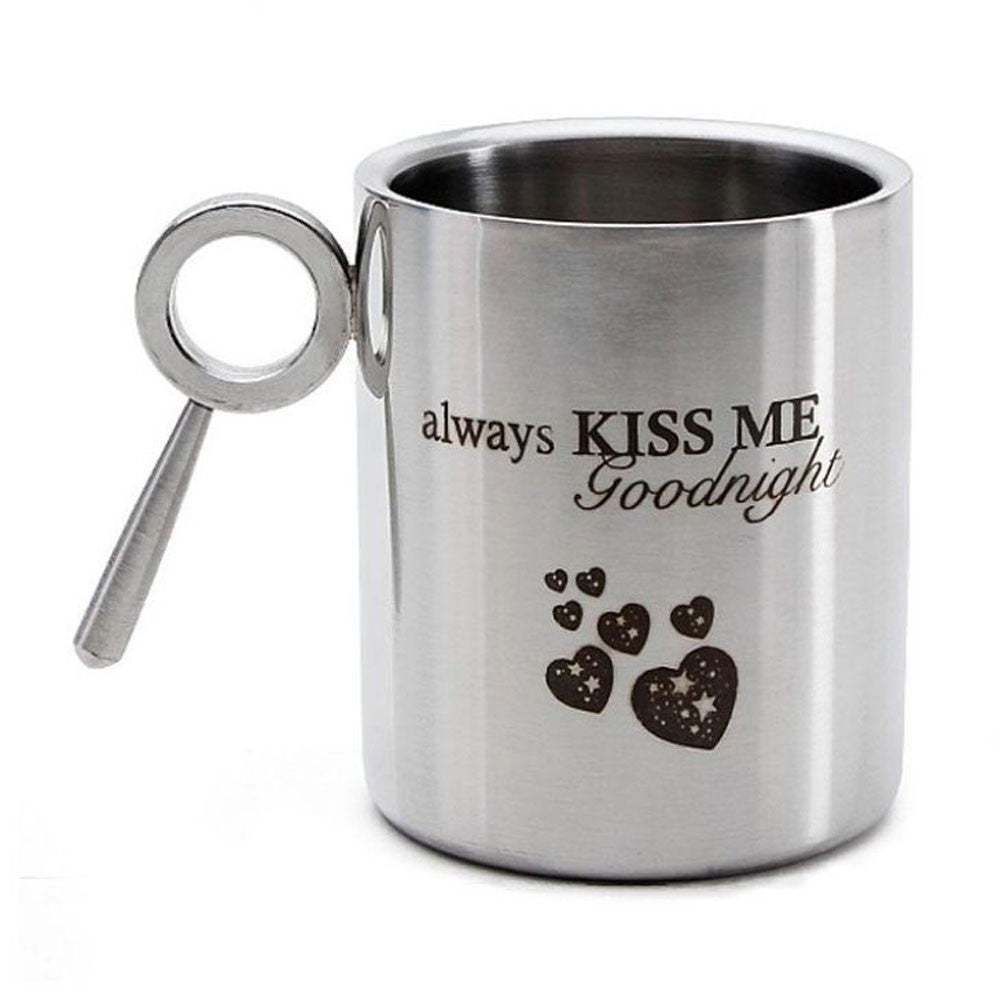 Always Kiss Me Goodnight Stainless Steel Double Walled Mug 265ml, 1 Pc