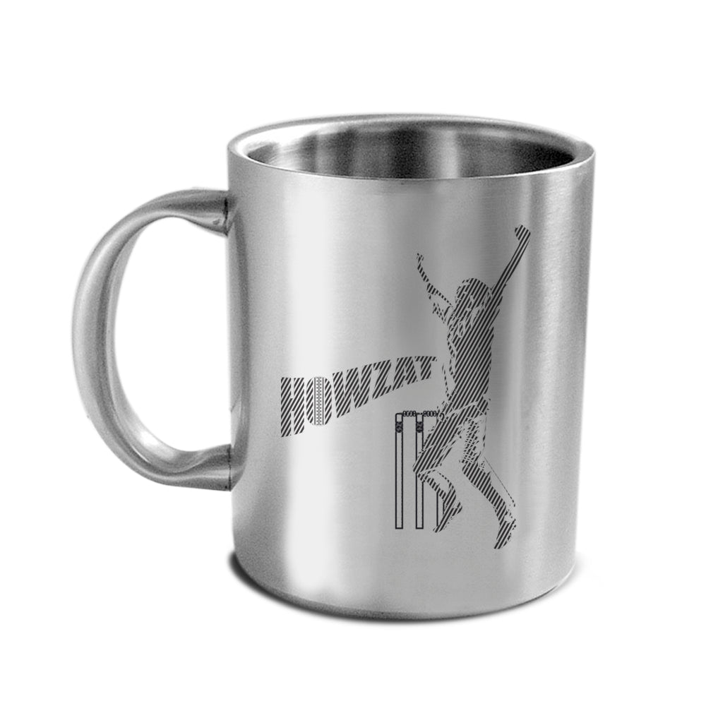 live-the-sport-mug-cricket-howzat-stainless-steel-mug
