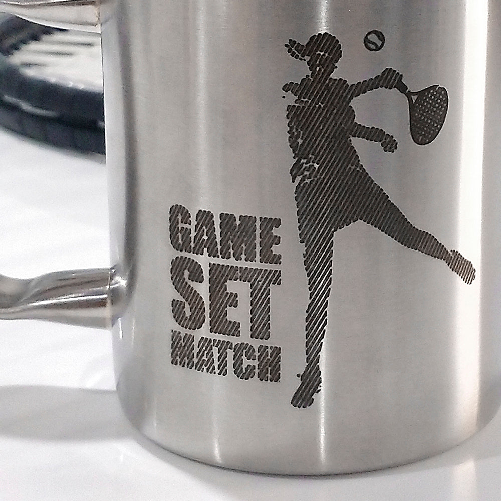 live-the-sport-mug-tennis-game-set-match-stainless-steel-mug