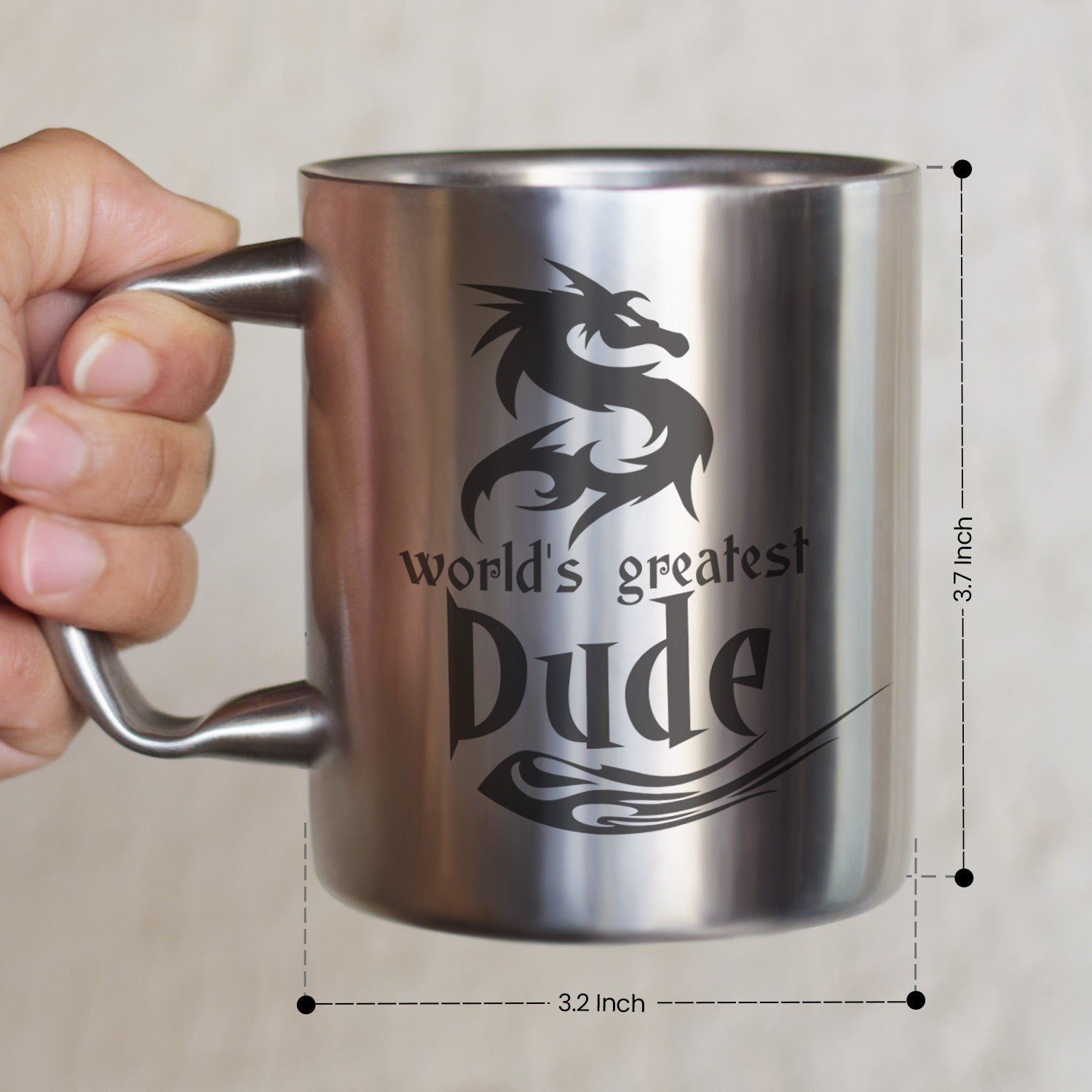World's Greatest Dude - Message Mug