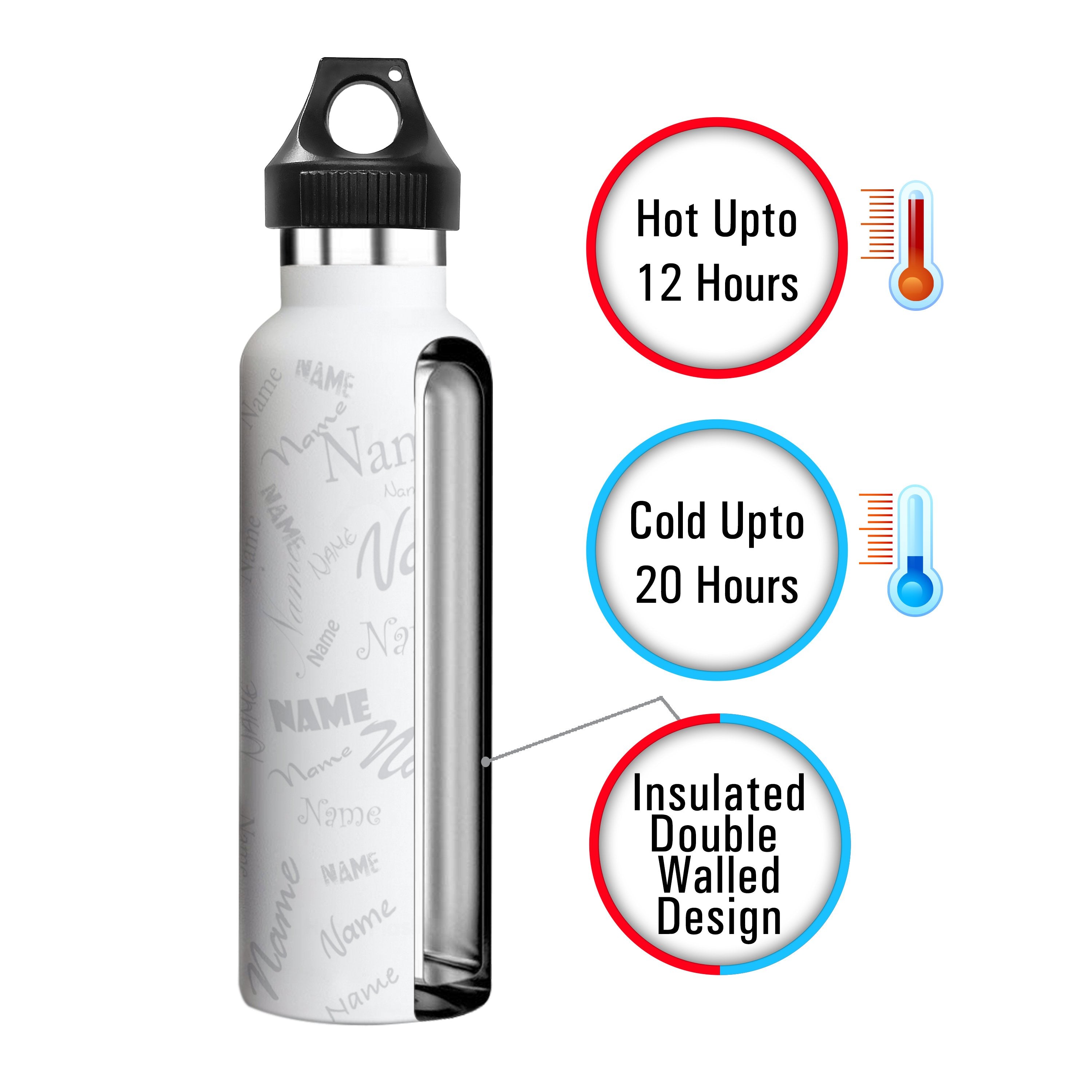 Me insulated graffiti bottle personalized stainless steel name water bottle2