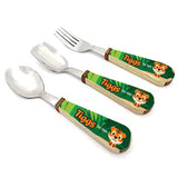 Cutlery Set - Tiggs the Tiger (Spoon + Ice Cream Spoon + Fork) Set Of 3