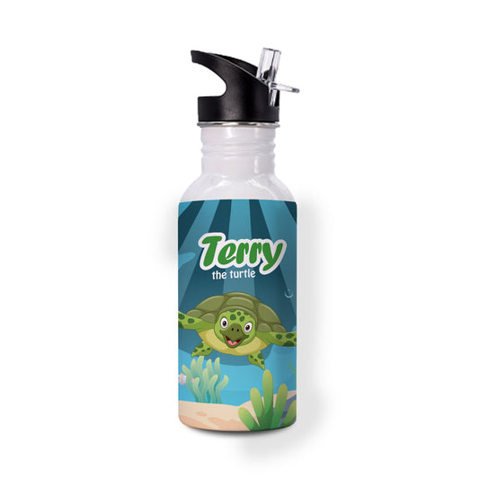 Terry the Turtle - 600ml Sipper Cap Bottle