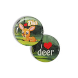 Dia the Deer - No Pin Badge