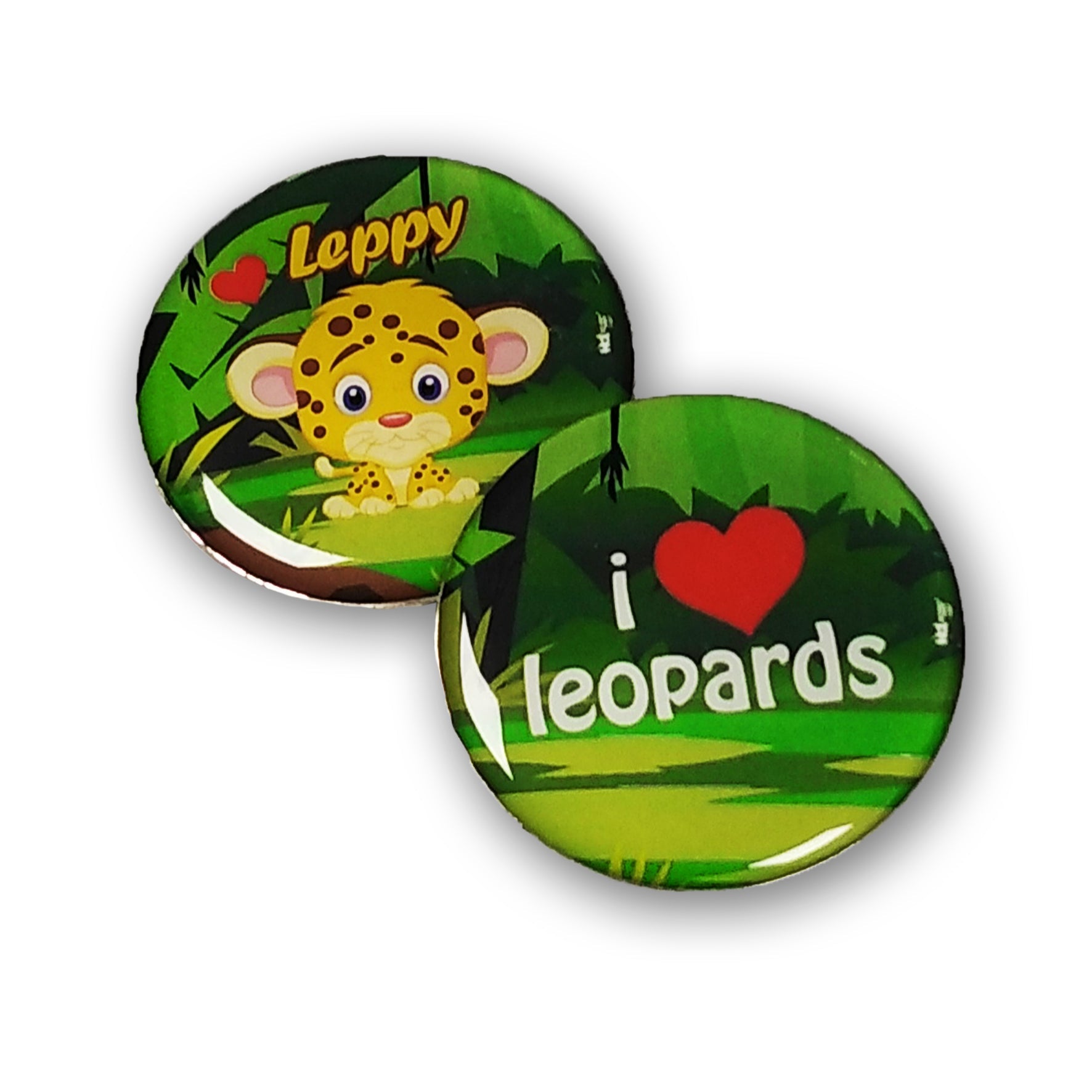 Leppy the Leopard - No Pin Badge