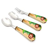 Cutlery Set - Leony (Spoon + Ice Cream Spoon + Fork) Set Of 3
