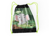 Ellie the Elephant - Drawstring Bag, 1pc