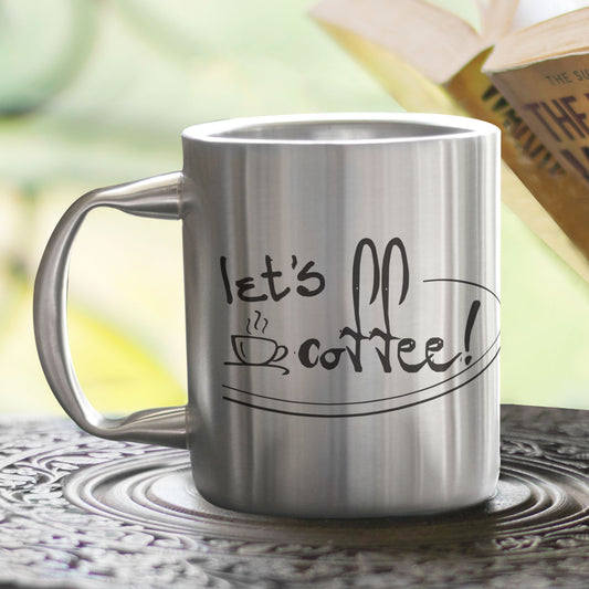 Let's Coffee - Message Mug